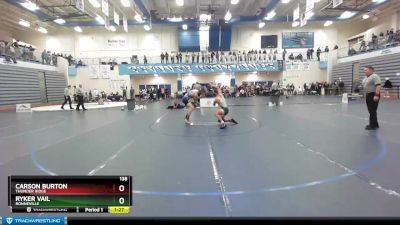 138 lbs Quarterfinal - Ryker Vail, Bonneville vs Carson Burton, Thunder Ridge