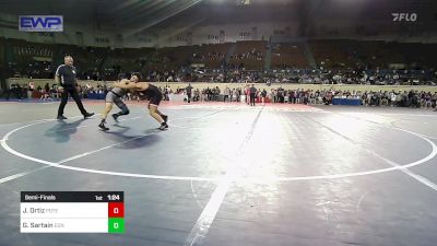 133 lbs Semifinal - Javier Ortiz, Poteau vs Garrison Sartain, Edmond North