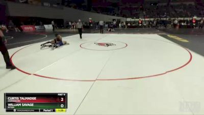 3A-126 lbs Quarterfinal - William Savage, Nyssa vs Curtis Talmadge, Harrisburg