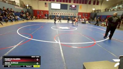 114 lbs 1st Place Match - Marcus Najera, Carlsbad vs Noah Gurule, Los Lunas