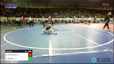 92 lbs Semifinal - Benjamin Armstrong, Collinsville Cardinal Youth Wrestling vs Noah Majka, Prodigy Elite Wrestling