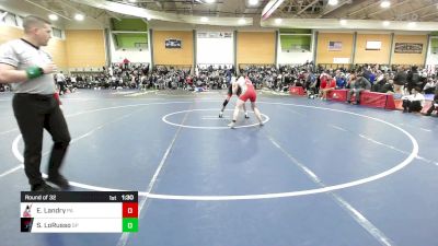 157 lbs Round Of 32 - Evan Landry, Pinkerton Academy vs Sam LoRusso, Saugus/Peabody