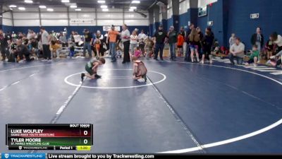 58 lbs Cons. Semi - Tyler Moore, St. Maries Wrestling Club vs Luke Wolfley, Snake River Youth Wrestling