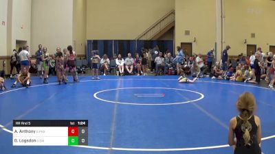 50 lbs Rr Rnd 5 - Gracie Logsdon, G OMP Girls vs Adalynn Anthony, G Phoenix WC