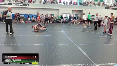 96 lbs Finals (8 Team) - Adrian Feliciano, Xtreme Team vs Jake Shaffer, Elite Misfits