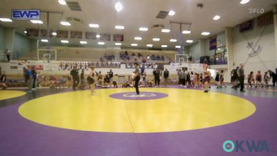 110 lbs Rr Rnd 2 - Caleb Higgins, Bristow Youth Wrestling vs Jett Sisemore, Team Tulsa Black