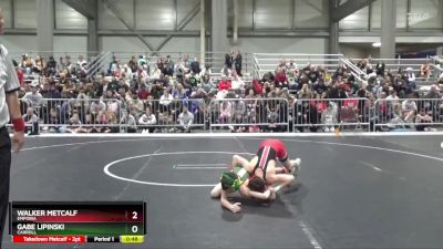 85 lbs Cons. Round 2 - Walker Metcalf, Emporia vs Gabe Lipinski, Carroll