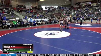 6A 106 lbs Quarterfinal - Ranson Robe, Springdale vs Kaden Gifford, Cabot