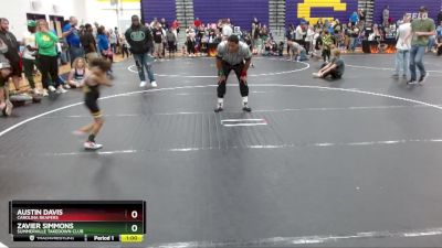 47 lbs Cons. Round 3 - Austin Davis, Carolina Reapers vs Zavier Simmons, Summerville Takedown Club