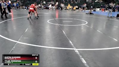 190 lbs Round 4 (16 Team) - Austin Summers, Millard South vs Tyler Zwingman, Columbus