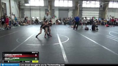 92 lbs Round 3 (8 Team) - Jordan Manyette, Terps Xtreme vs Grady Lambdin, Terps Xpress