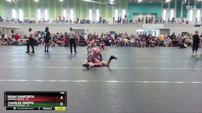 144 lbs Round 1 (6 Team) - Noah Danforth, Georgia United vs Charles Griffis, Pasco Wolfpack