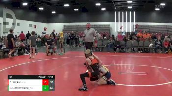 55 lbs 2nd Wrestleback (8 Team) - Evan Lichtenwalner, PA Alliance vs Dawson Wicker, Burnett Trained (OH)