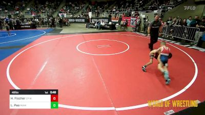 46 lbs Quarterfinal - Henry Fischer, CP Wrestling vs Liam Pao, Miami Wrestling Club