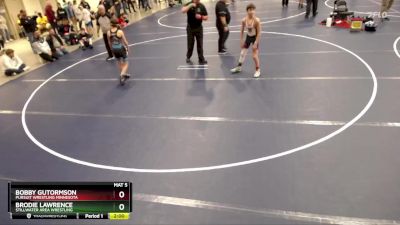 97 lbs 5th Place Match - Brodie Lawrence, Stillwater Area Wrestling vs Bobby Gutormson, Pursuit Wrestling Minnesota