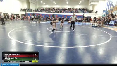 126 lbs Cons. Round 2 - Aiden Farley, Hanford vs Brycen Duboise, Lake City