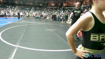 75 lbs Quarterfinal - King Robinson, Pin-King All Stars vs Easton Cody, Broken Arrow Wrestling Club