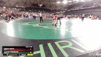 3A 285 lbs Semifinal - Jonah Smith, Yelm vs Austin Steinbach, Heritage