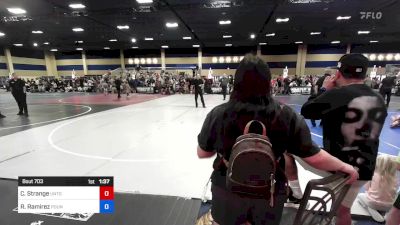 66 lbs Rr Rnd 1 - Colton Strange, Untouchables vs Riley Ramirez, Pounders WC