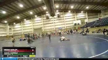 74 lbs Placement (16 Team) - Nixon Canfield, Utah Green vs Bronx Hanlon, Gold Rush Wrestling