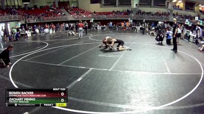 125 lbs Cons. Round 2 - Bowen Backer, Sutherland Youth Wrestling Club vs Zachary Minino, The Best Wrestler