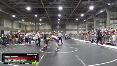 120 lbs Quarterfinal - Grant Rogers, Ark City vs Bentley Reddick-Keehn, Lawrence Elite Wrestling Club