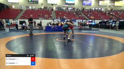 97 kg Con 4 - Braden Atwood, Sunkist Kids Wrestling Club vs Ross Larson, Viking Wrestling Club