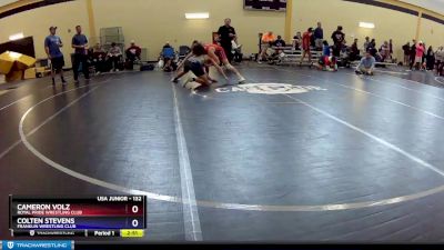 132 lbs Cons. Round 5 - Cameron Volz, Royal Pride Wrestling Club vs Colten Stevens, Franklin Wrestling Club