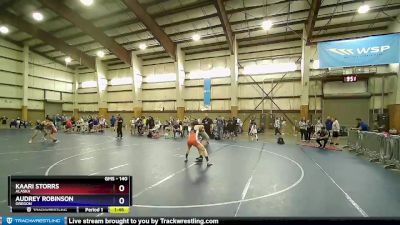 140 lbs Quarterfinal - Kaari Storrs, Alaska vs Audrey Robinson, Oregon