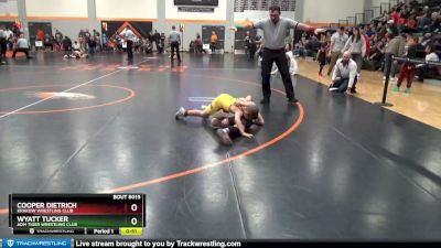 PW-13 lbs Semifinal - Cooper Dietrich, Krakow Wrestling Club vs Wyatt Tucker, ADM Tiger Wrestling Club