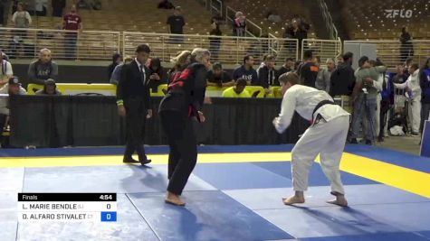 LAKYN MARIE BENDLE vs DANIELA ALFARO STIVALET 2024 Pan Jiu Jitsu IBJJF Championship