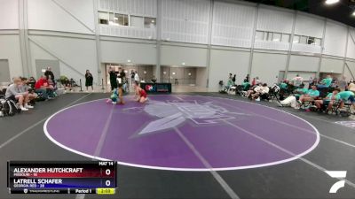 160 lbs Placement Matches (8 Team) - Alexander Hutchcraft, Missouri vs Latrell Schafer, Georgia Red