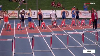 High School Boys' 300m Hurdles Varsity, Final