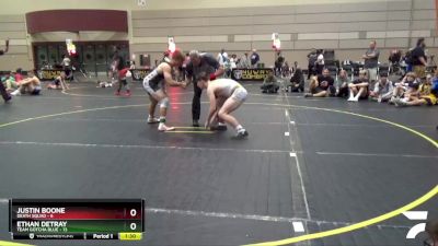 138 lbs Finals (8 Team) - Justin Boone, Death Squad vs Ethan DeTray, Team Gotcha Blue