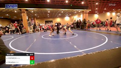 138 lbs Semifinal - JOEY ESPARZA, Mission Wrestling Club vs John Stratton, Gladiator Wrestling Club