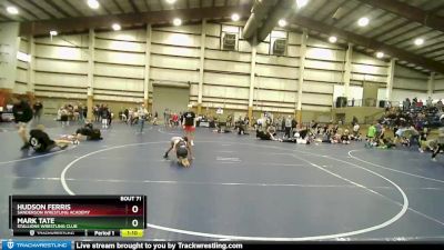 81 lbs Cons. Round 3 - Hudson Ferris, Sanderson Wrestling Academy vs Mark Tate, Stallions Wrestling Club