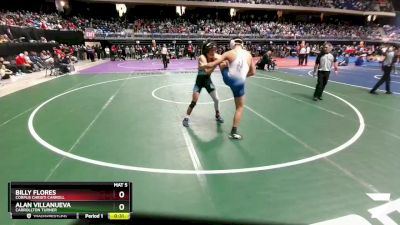 5A 138 lbs Cons. Round 1 - Alan Villanueva, Carrollton Turner vs Billy Flores, Corpus Christi Carroll