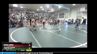 152 lbs Champ. Round 2 - Porter Sharp, Corona Del Mar vs Steve Caday, Calvary Chapel-SA