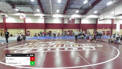 141 lbs Consi Of 8 #1 - Saliou Jobe, Rhode Island College vs Victor Rodriguez, UMASS