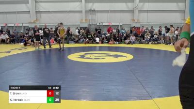 133 lbs Round 4 - Talen Brown, Jacket Wrestling Club vs Knox Verbais, Team Gotcha