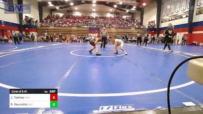 80 lbs Consi Of 8 #1 - Jevson Teehee, Piedmont vs Ryker Reynolds, Salina Wrestling Club