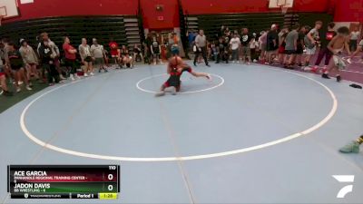 110 lbs Round 1 (6 Team) - Ace Garcia, Panhandle Regional Training Center vs Jadon Davis, BB Wrestling