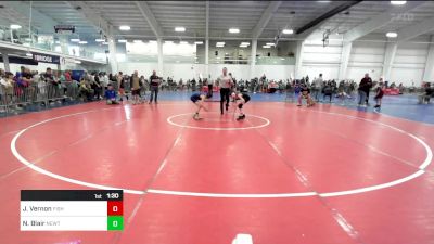 74 lbs Quarterfinal - Joshua Vernon, Fisheye WC vs Noah Blair, Newtown