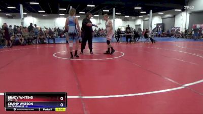 149 lbs Quarters & 1st Wb (16 Team) - Brady Whiting, Utah vs Champ Watson, Colorado Blue