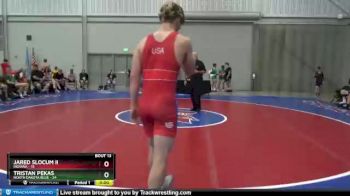 182 lbs Placement Matches (8 Team) - Jared Slocum II, Indiana vs Tristan Pekas, North Dakota Blue