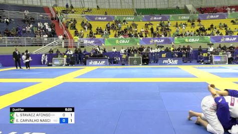 LAURIANE STAVACZ AFONSO vs ELIZA CARVALHO NASCIMENTO 2024 Brasileiro Jiu-Jitsu IBJJF