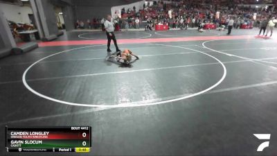 54 lbs Quarterfinal - Camden Longley, Oregon Youth Wrestling vs Gavin Slocum, Cadott