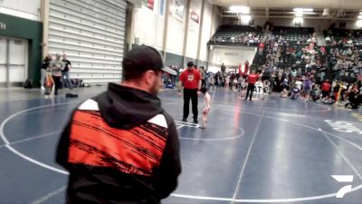 46 lbs Quarterfinal - Jaxon Peterson, 2TG vs Gunner English, Yuma