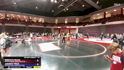 113 lbs 1st Place Match - Rodolfo Rojas, Broken Arrow Wrestling Club vs Andrew Price, Keystone Kids Wrestling Club