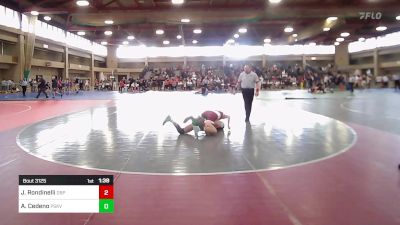 132 lbs Quarterfinal - Joey Rondinelli, Don Bosco Prep vs Antonio Cedeno, Pascack Valley